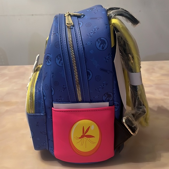 Mr DNA Bingo Dino DNA Jurassic Park Loungefly Mini Backpack - Picture 6 of 10